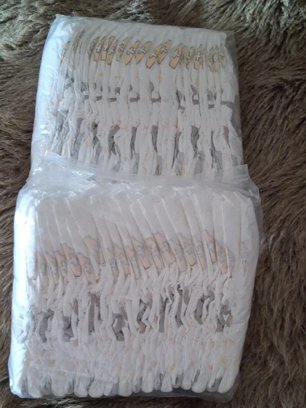 Pack of White Disposable Baby Diapers Size 4